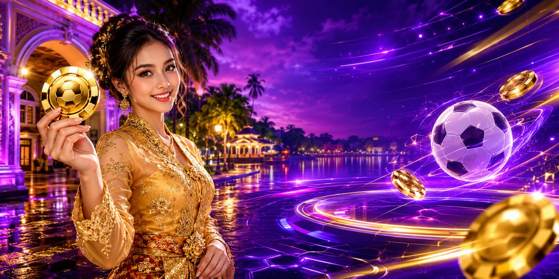 Wanita Malaysia berpakaian kebaya menikmati taruhan sukan dalam talian dengan penuh semangat